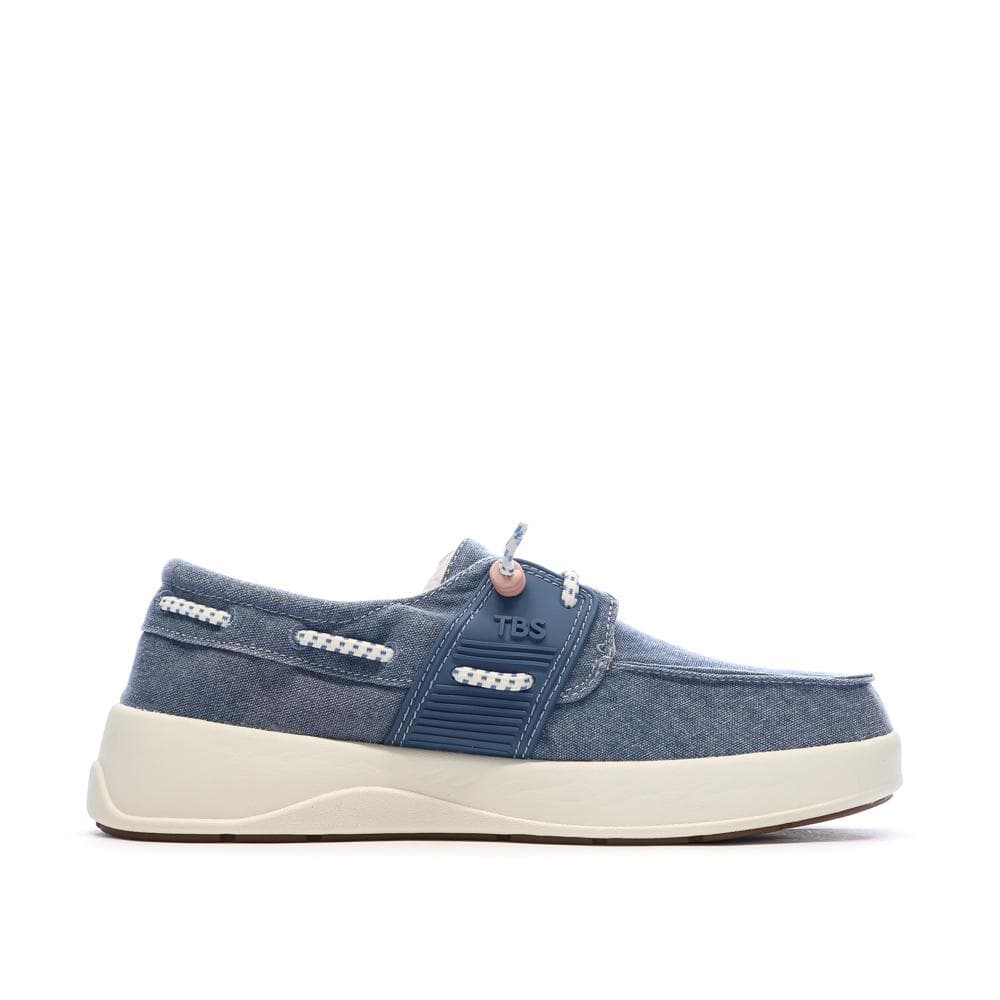 Chaussures bateau Bleu Femme TBS Cotton Canvas Argile 2