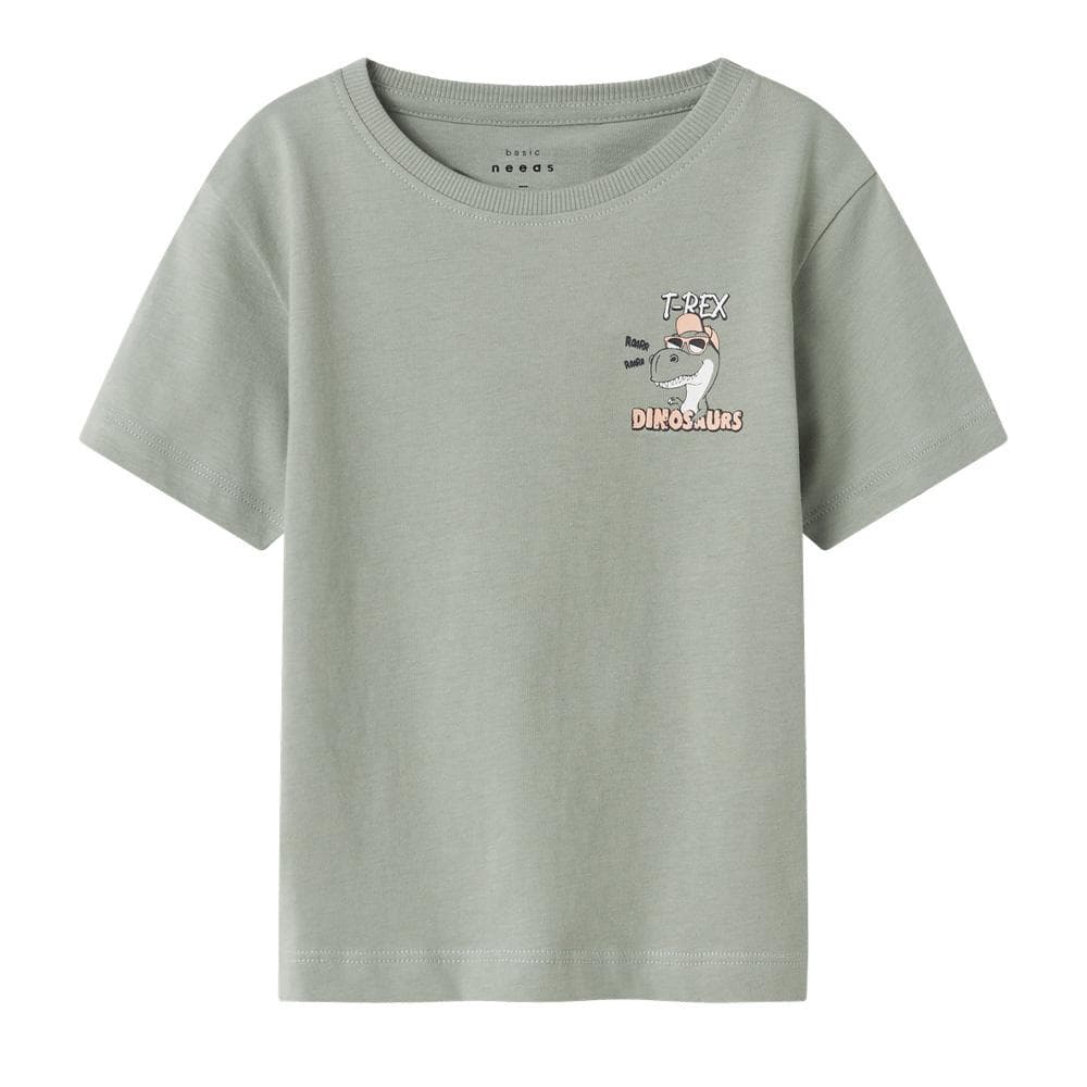 T-Shirt Vert Garçon Name it Vagnos 1