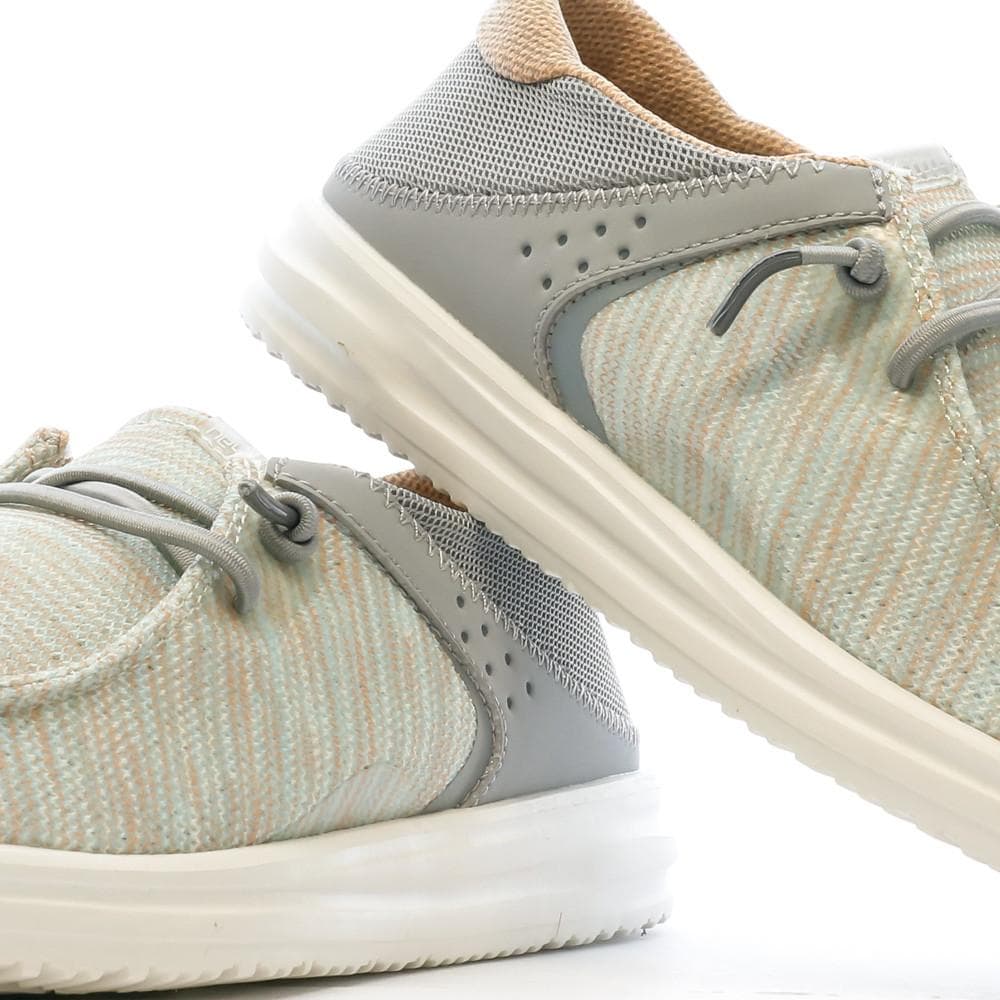 Chaussures Grises Bleutés Femme Hey Dude Wendy 7