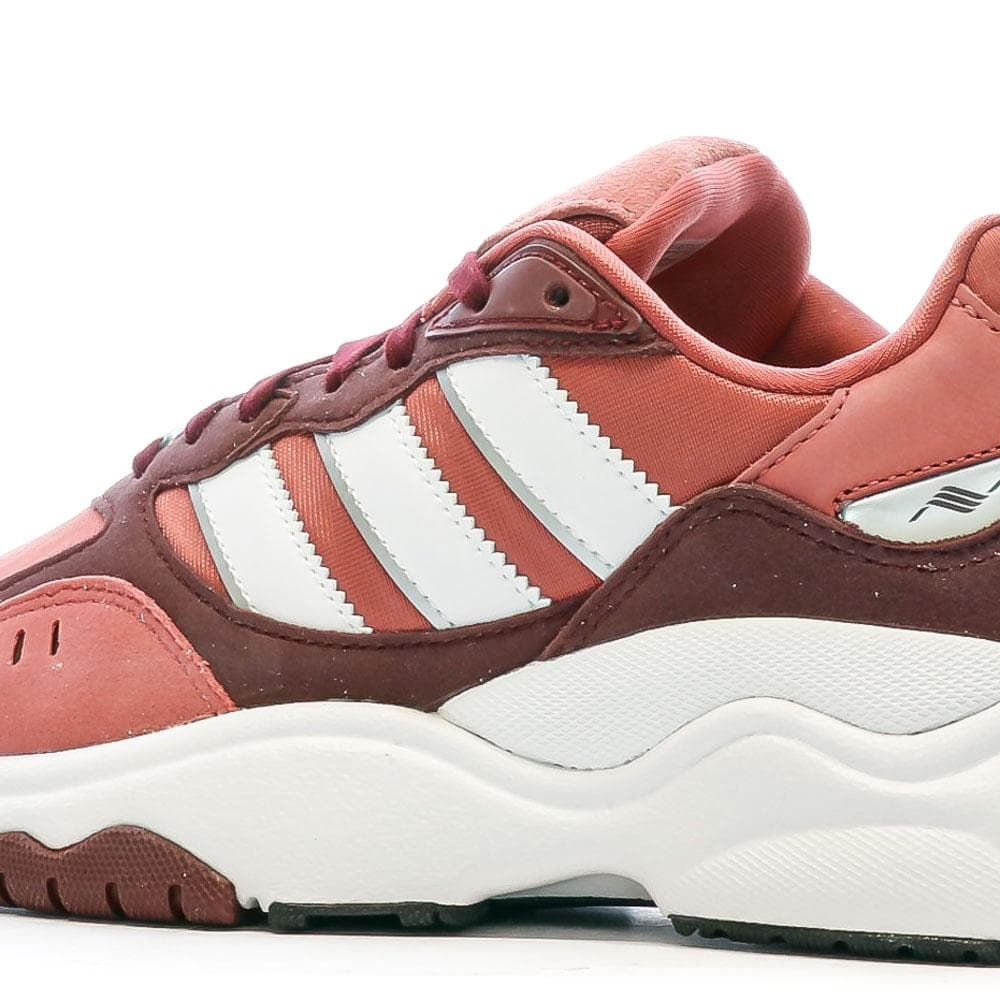 Baskets Blanche/Rose Fille Adidas Retropy F90 7
