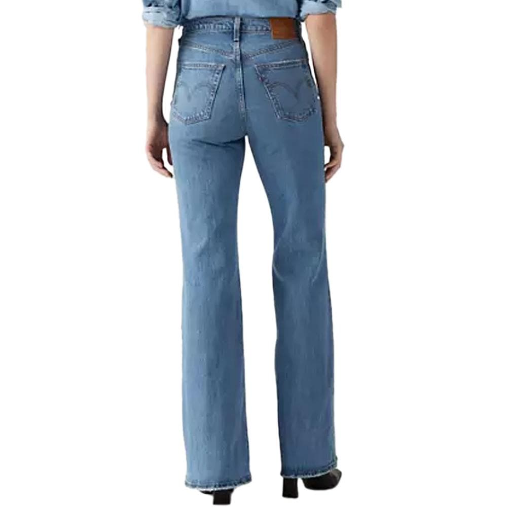 Jean Bleu Femme Levi's Ribcage Bells Med 2