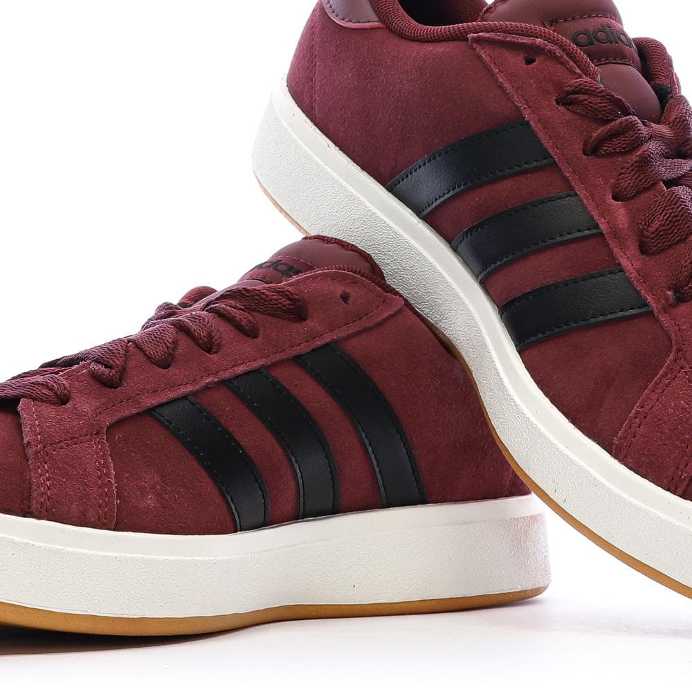 Baskets Rouge/Noir Homme Adidas Grand Court Base 7
