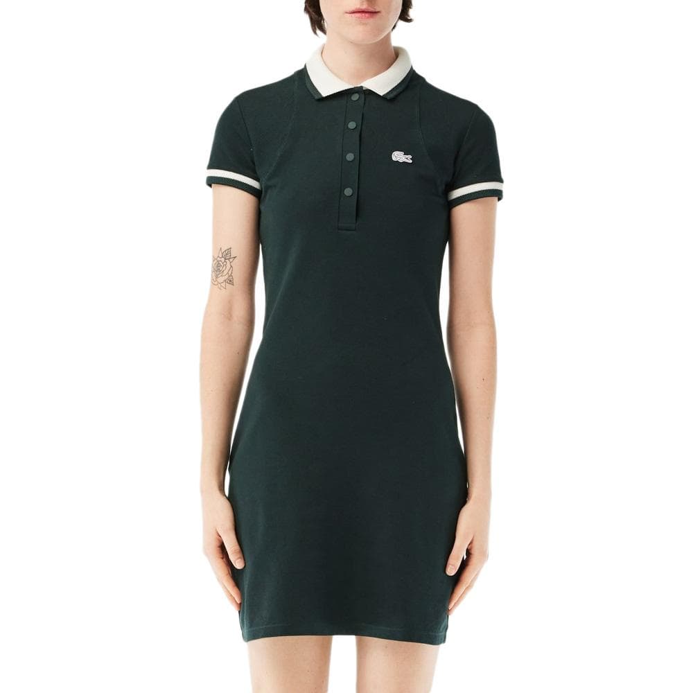 Robe Verte Femme Lacoste EF7284 1