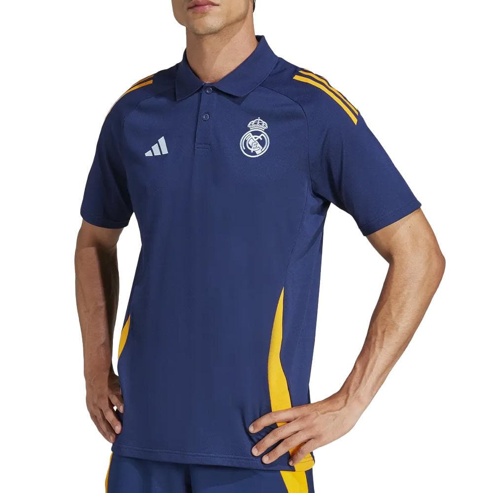 Real Madrid Polo Bleu Homme Adidas 24 1