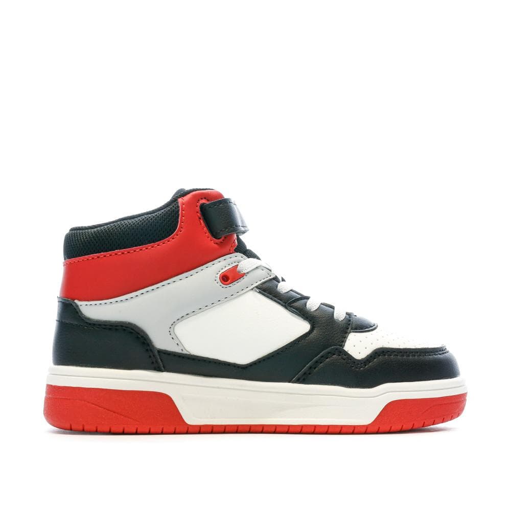 Baskets Noires/Rouges/Blanches Garçon Rouge Umbro Olly Vlc 2