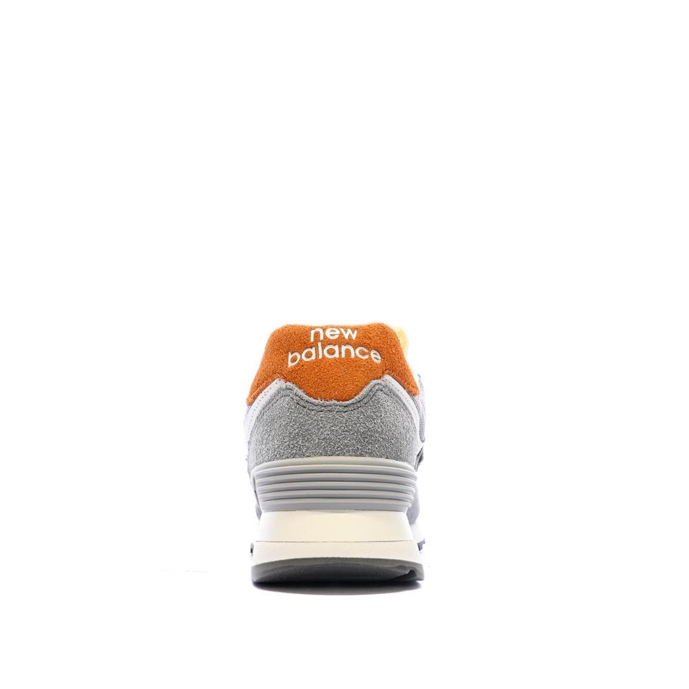 ML574 Baskets Gris/Orange Garçon New Balance 3