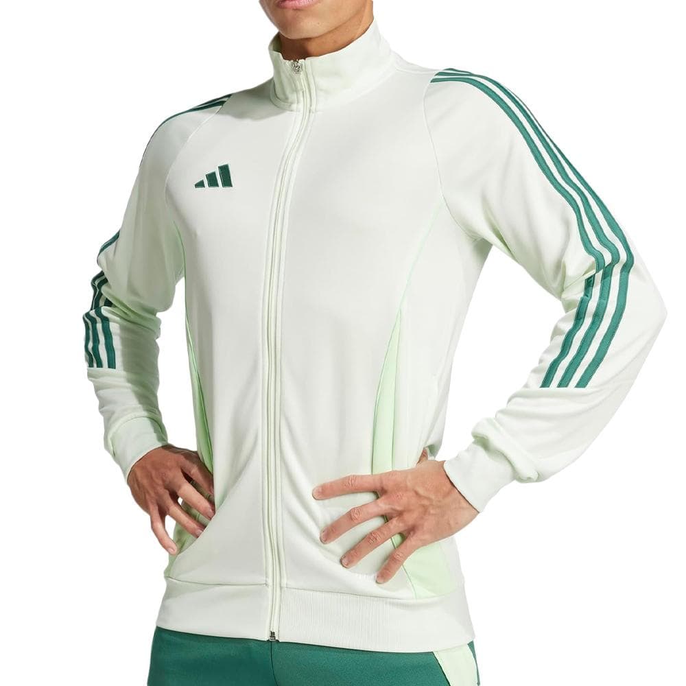 Sweat Zippé Vert Clair Homme Adidas Tiro24 1