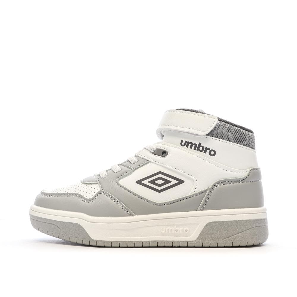 Baskets Grises/Blanches Garçon Rouge Umbro Olly Vlc 1