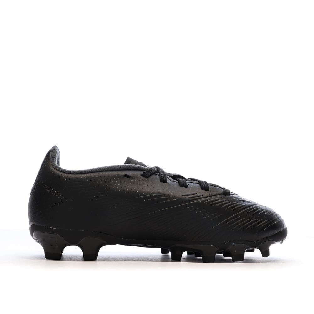 Chaussures de Foot Noires Junior Adidas Predator League MG 2