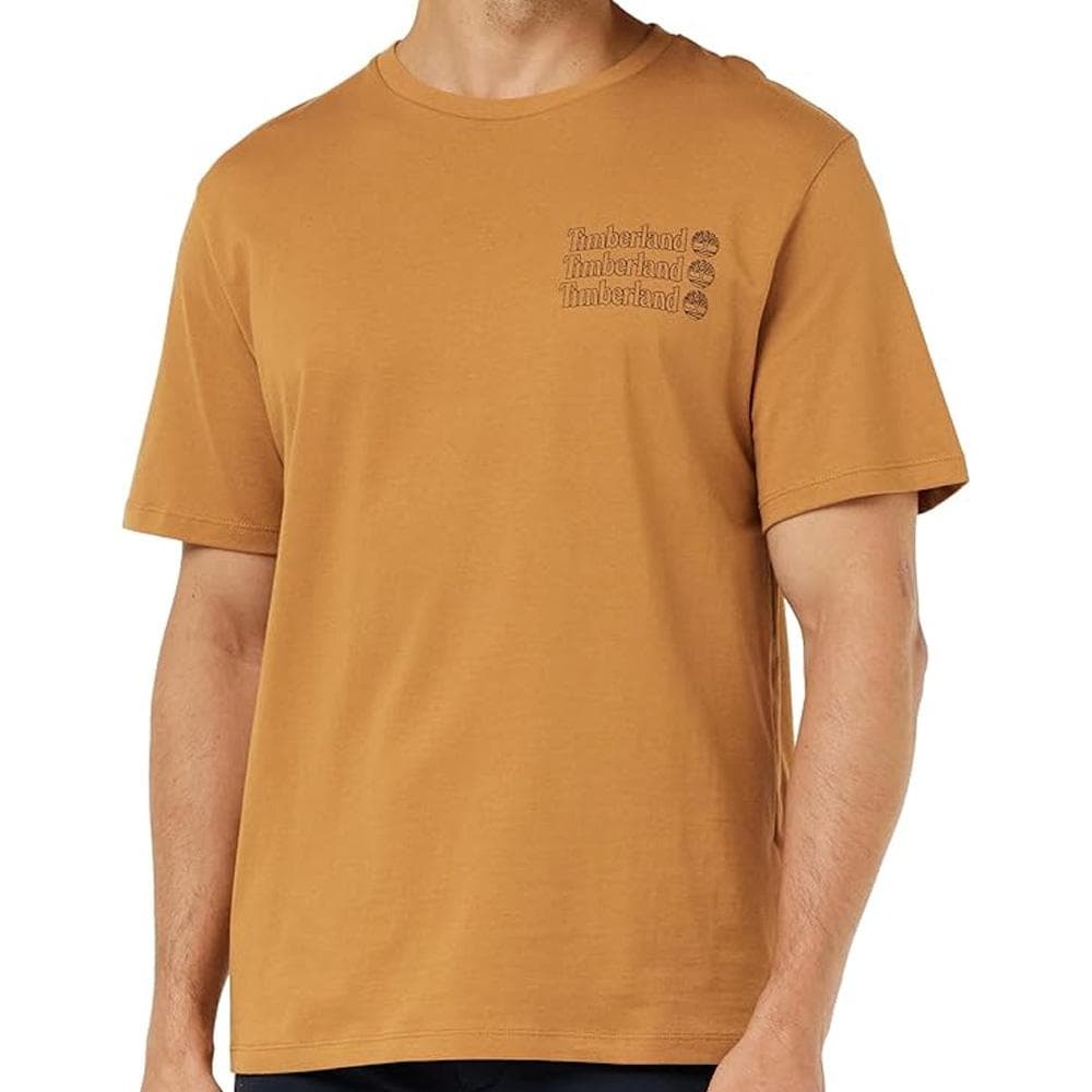 T-Shirt Jaune Homme Timberland TB0A65KKP471 1