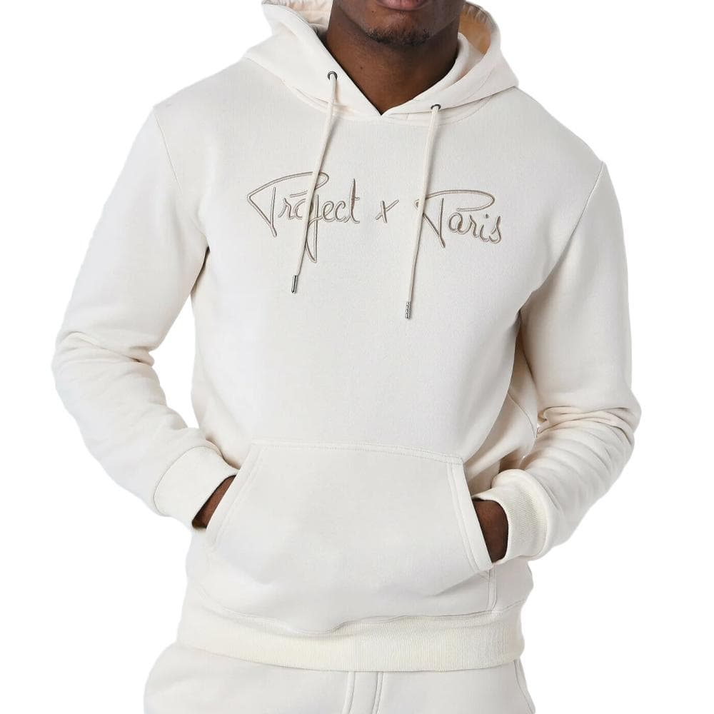 Sweat à Capuche Écru Homme Project X Paris Signature 1