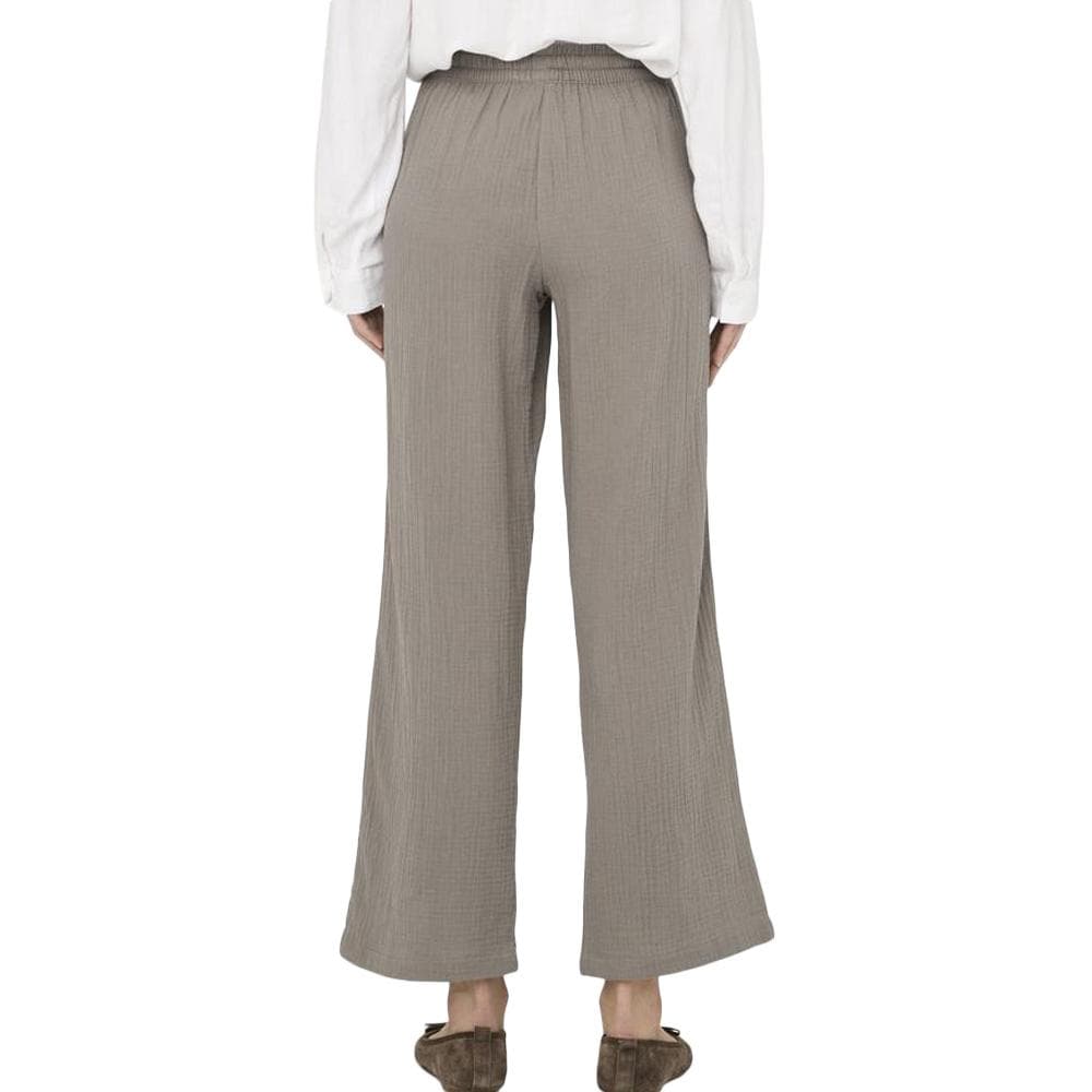 Pantalon Fluide Taupe Femme JDY Theis 2