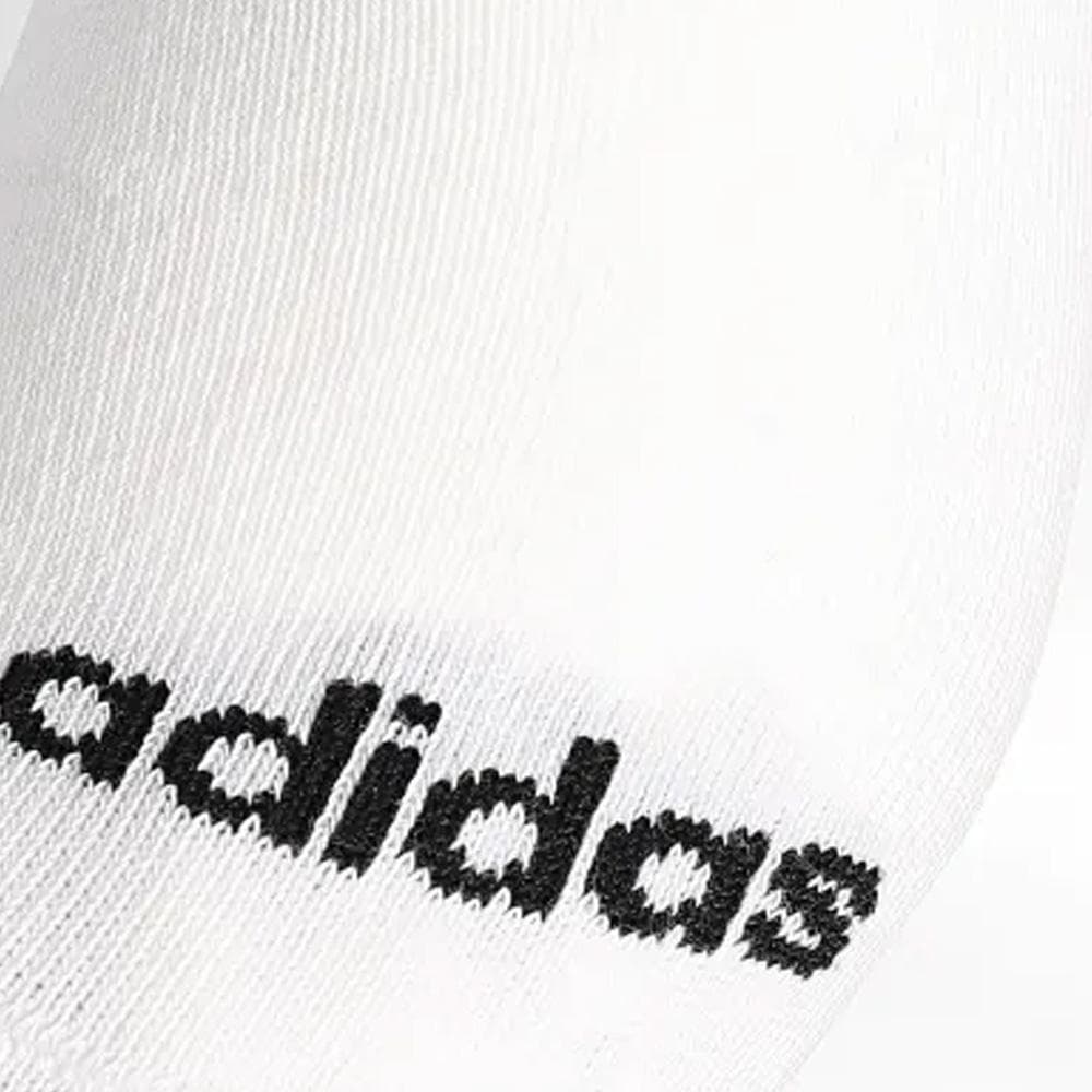 Lot de 3 Paires de Chaussettes Blanches/Noires Homme Adidas Low 2