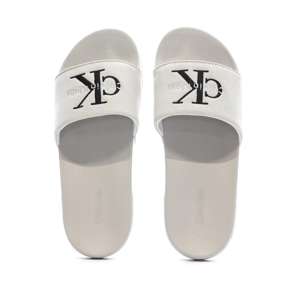 Claquette Beige Homme Calvin Klein Jeans Slide 3