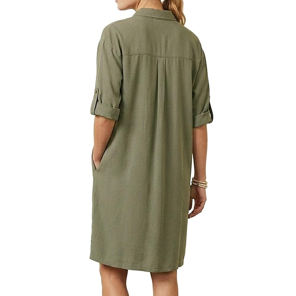 Robe Kaki Femme Teddy Smith Roxanna 2