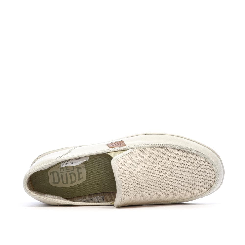 Chaussures Beige Homme Hey Dude 40726 Bone 4