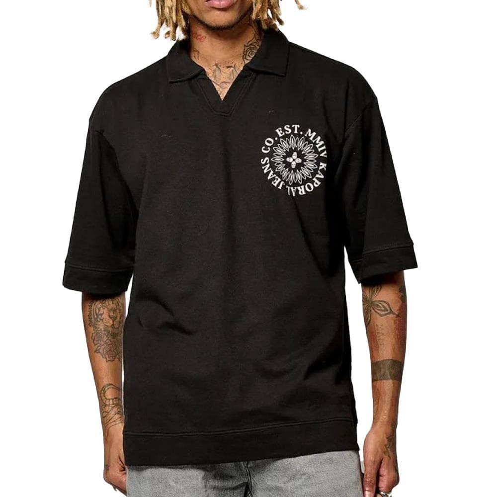 Polo Noir Homme Kaporal JAMBA 1