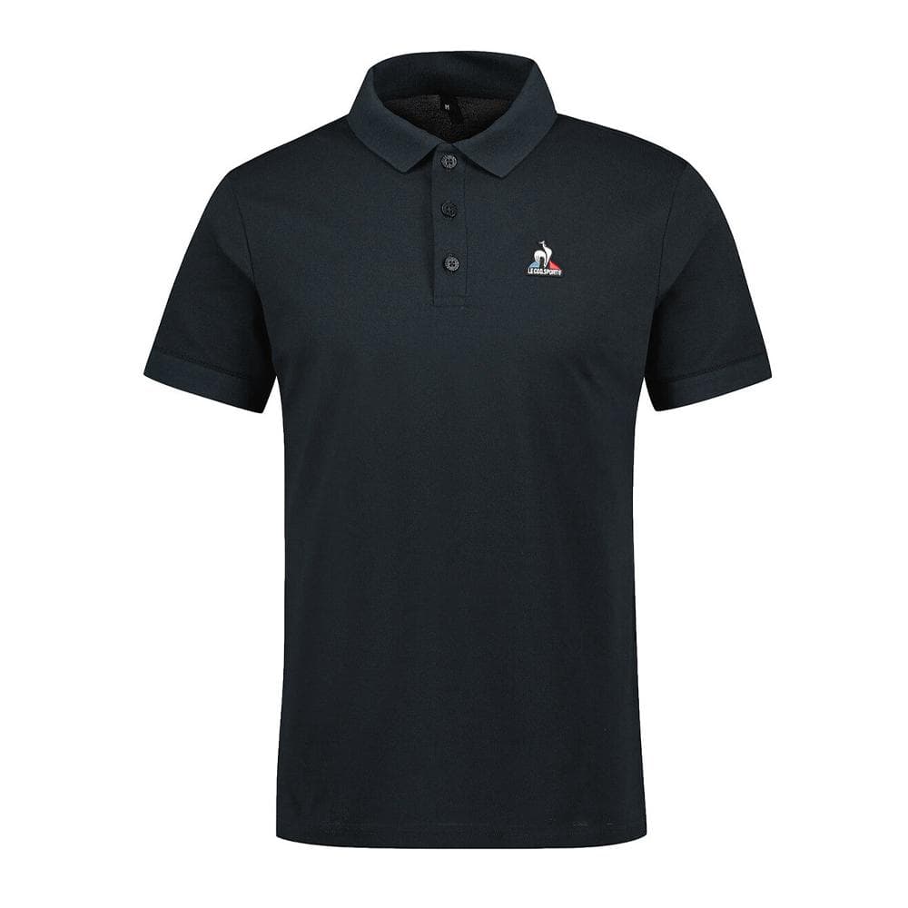 Polo Noir Homme Le Coq Sportif 2111403 1