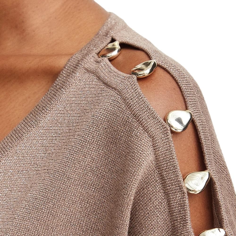 Pull Taupe Femme Morgan MRINGO 3