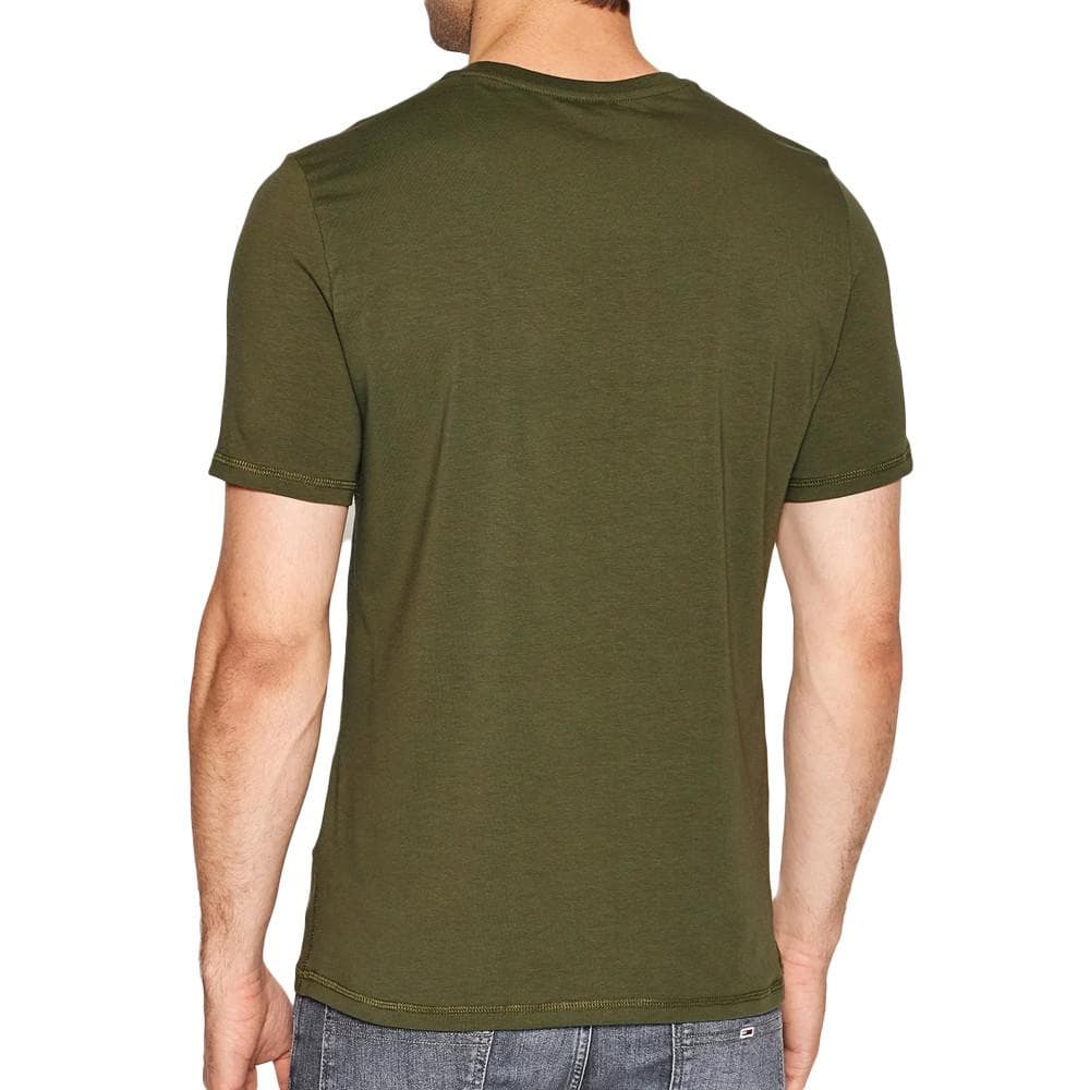 T-shirt Kaki Homme Guess Blurry 2