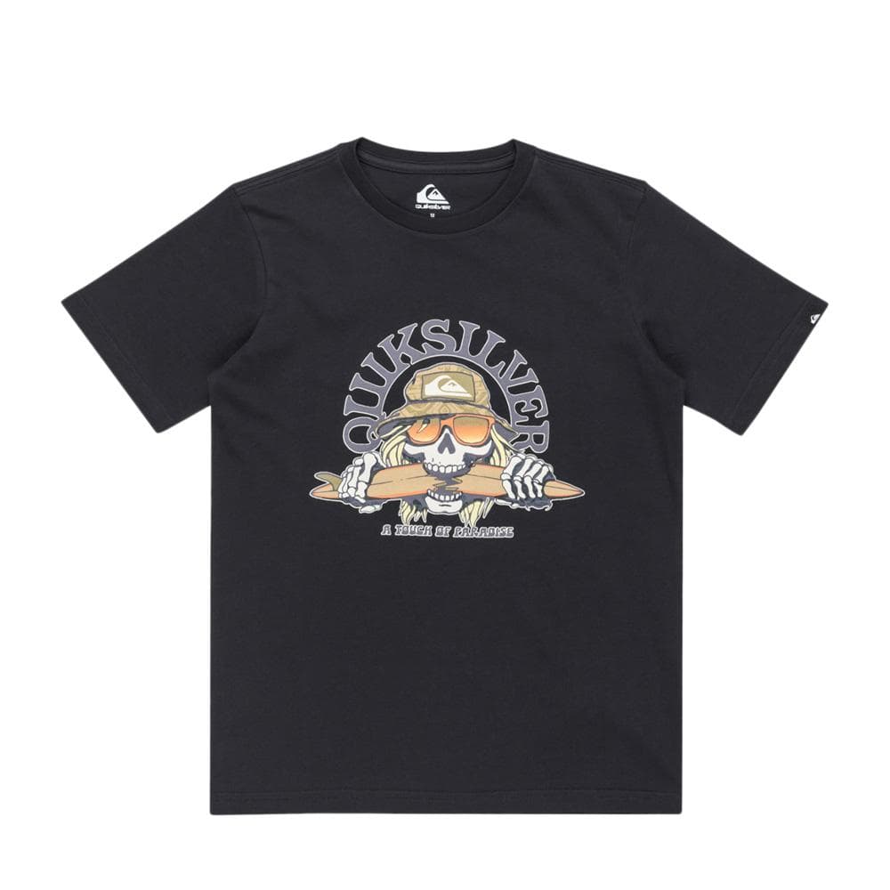 T-Shirt Marine Garçon Quiksilver Skull Feast 1