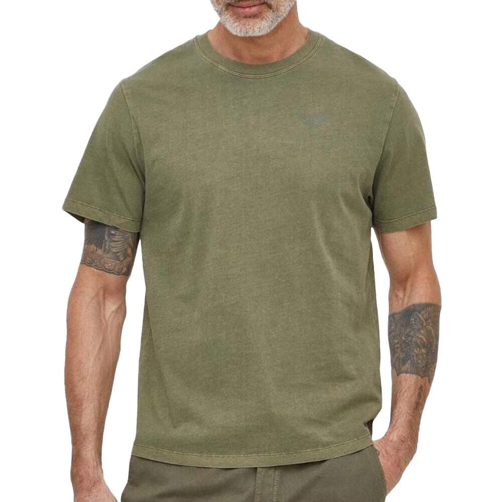 T-shirt Kaki Homme Pepe jeans Jacko PM50866 1