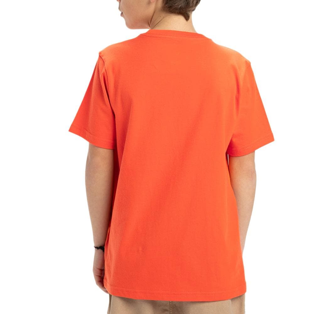 T-Shirt Orange Garçon Quiksilver Skull Feast 2
