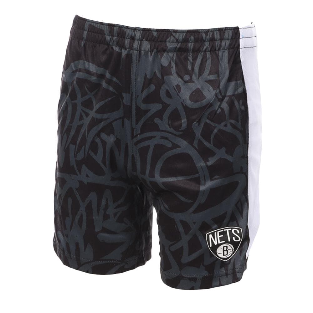 Short de Basketball Noir Garçon NBA Brooklyn Nets 1