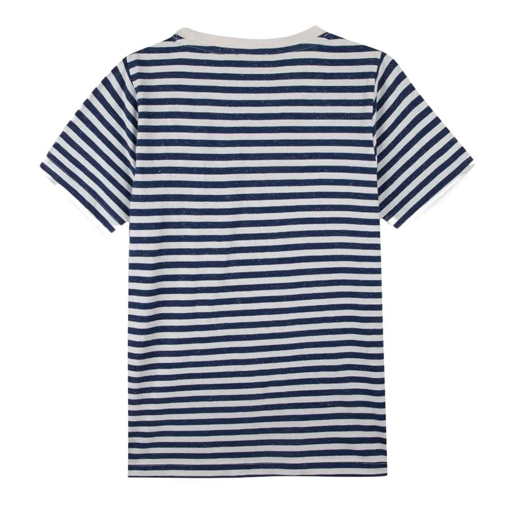 T-Shirt Marine/Blanc Femme TBS Encre 2
