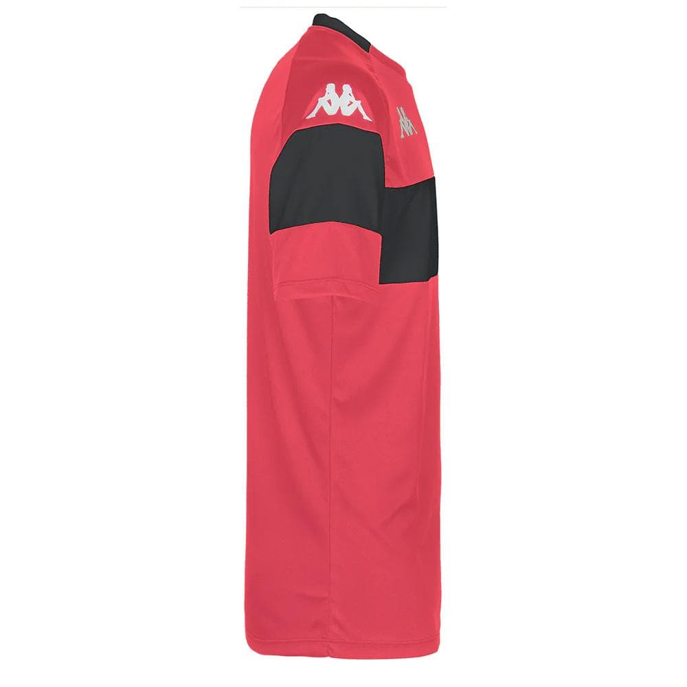 T-Shirt de Sport Rouge/Noir Homme Kappa Dareto 33133WWJR 2