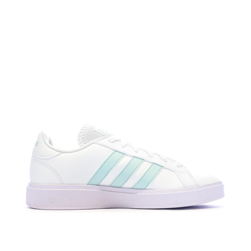 Baskets Blanches/Turquoises Femme Adidas Grand Court Base 2.0 2
