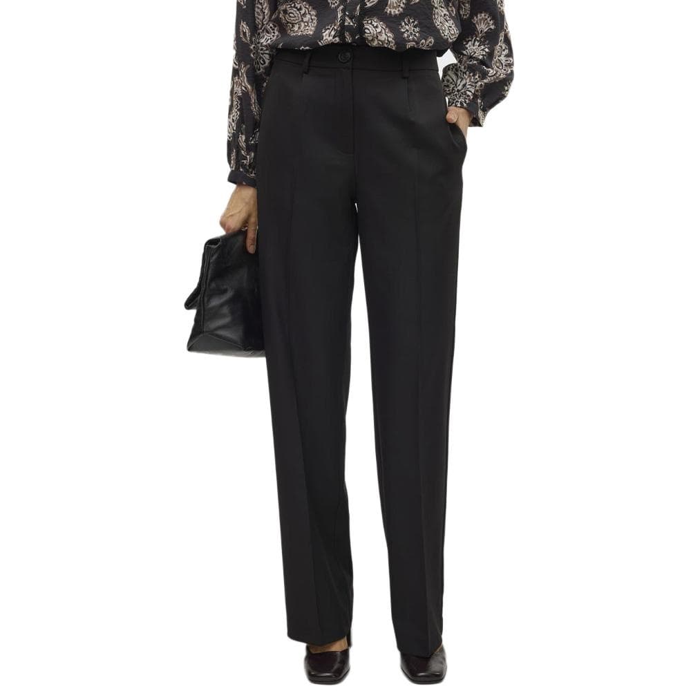 Pantalon Tailleur Noir Femme Vero Moda Raya 1
