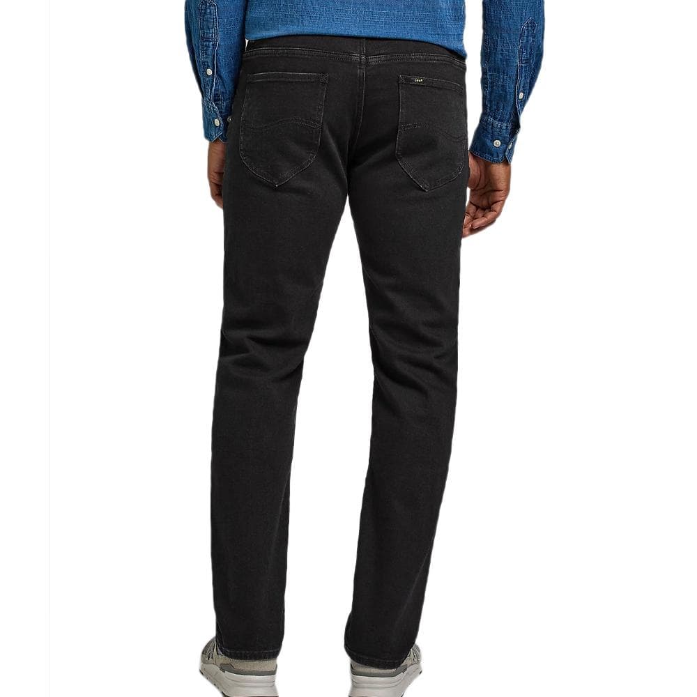 Jean Straight Fit Noir Homme Lee Farrow 2