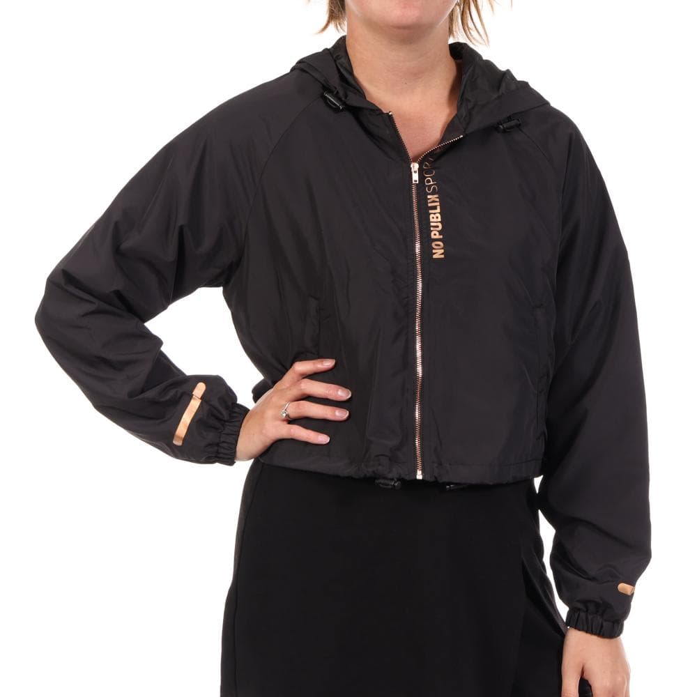 Coupe-vent Noir Court Femme No Publik Chihiro 1