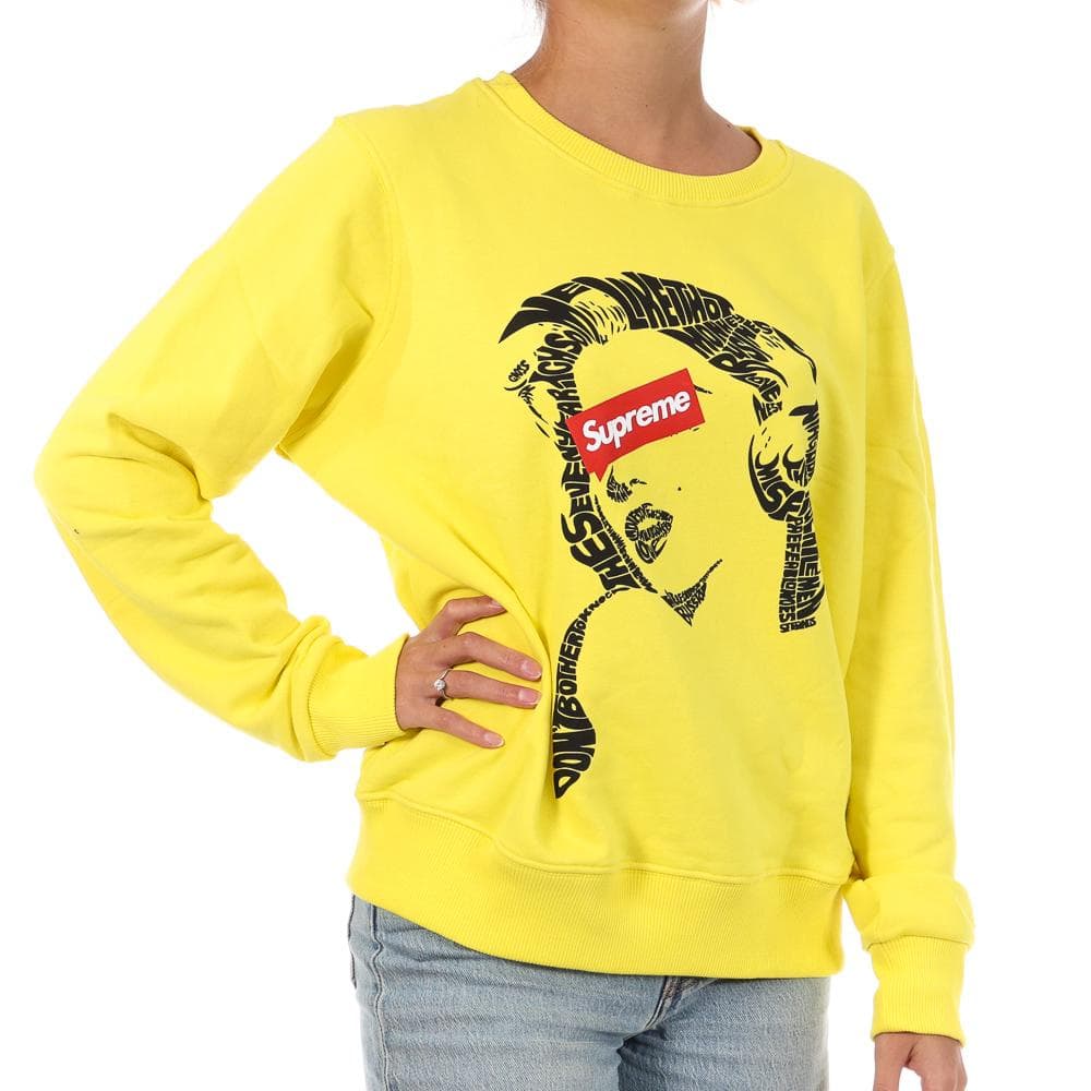 Sweat Jaune Femme Supreme Grip Marylin 1