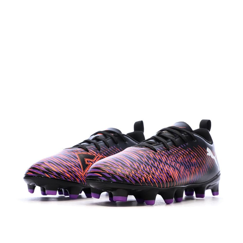 Chaussures de Foot Noir/Violet Junior Puma Future 8 Play FG/AG Jr 6
