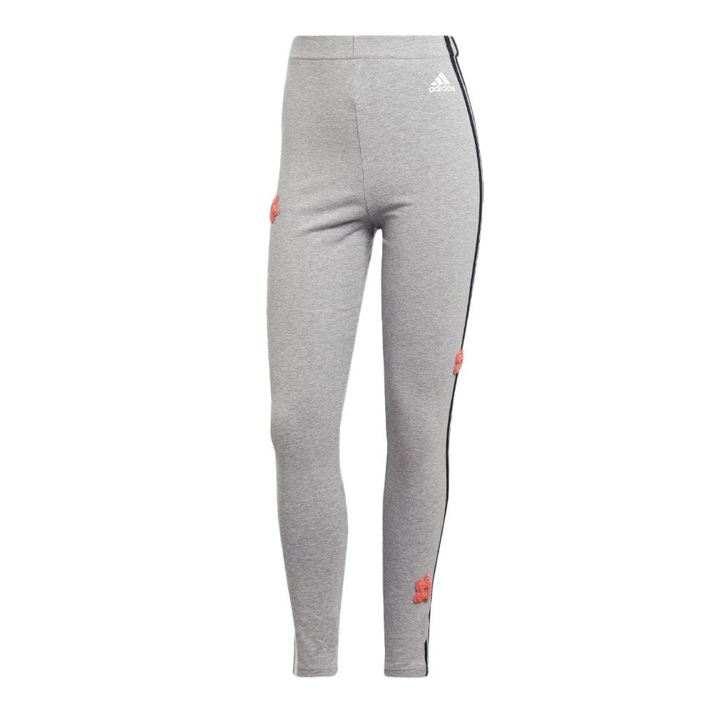 Legging Gris Femme Adidas W Flower Leg 2