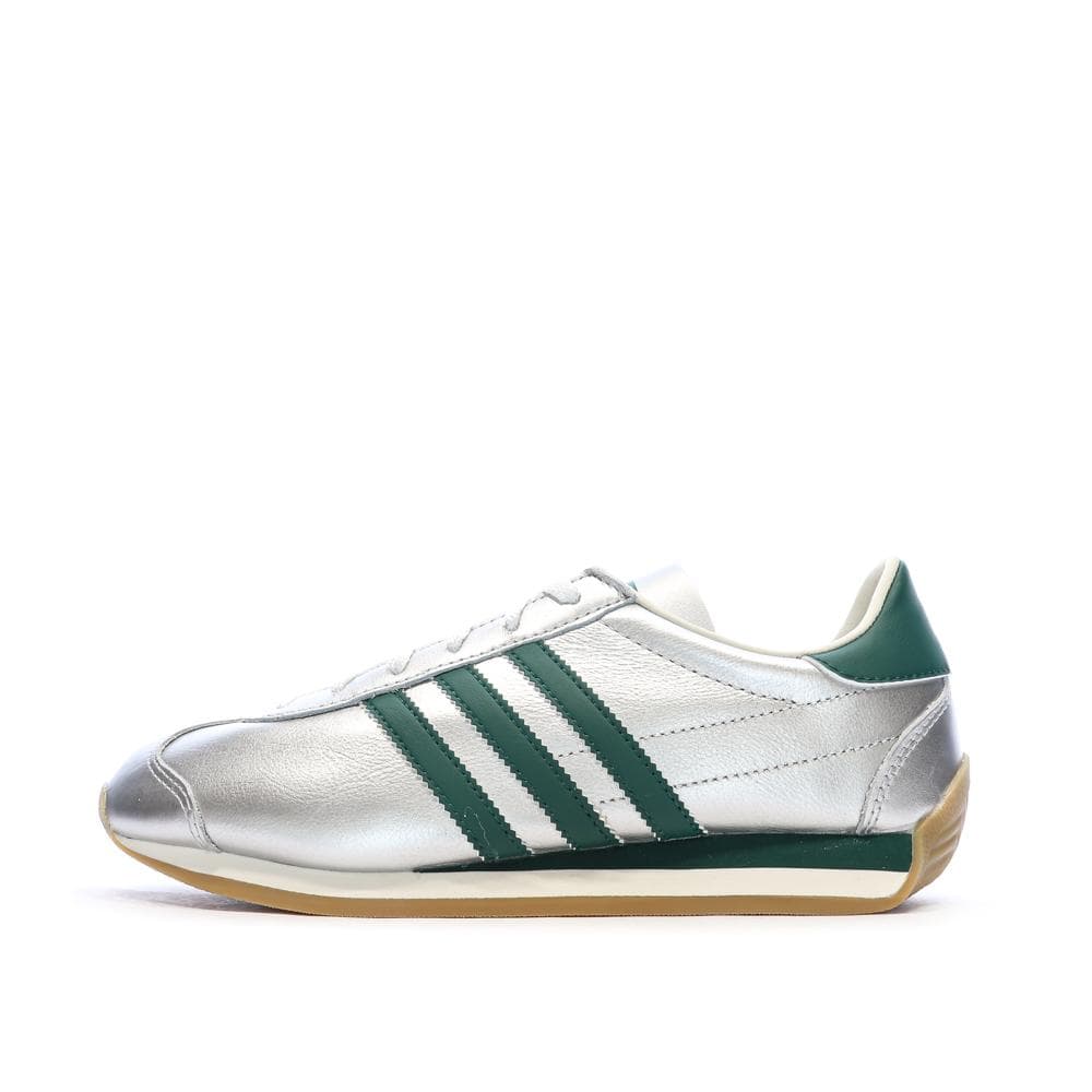 Baskets Argent/Vert Femme Adidas Country 1