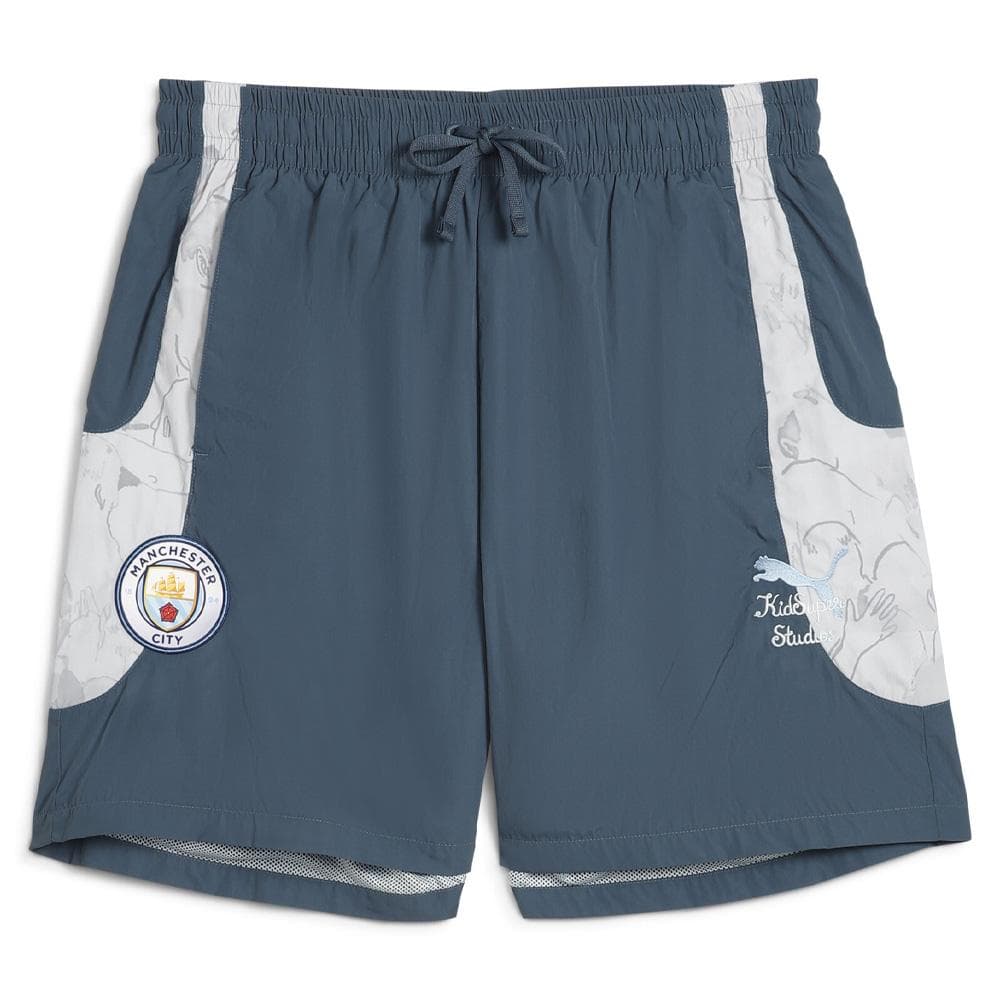 Mcfc Short Gris Homme Puma Kidsuper 1