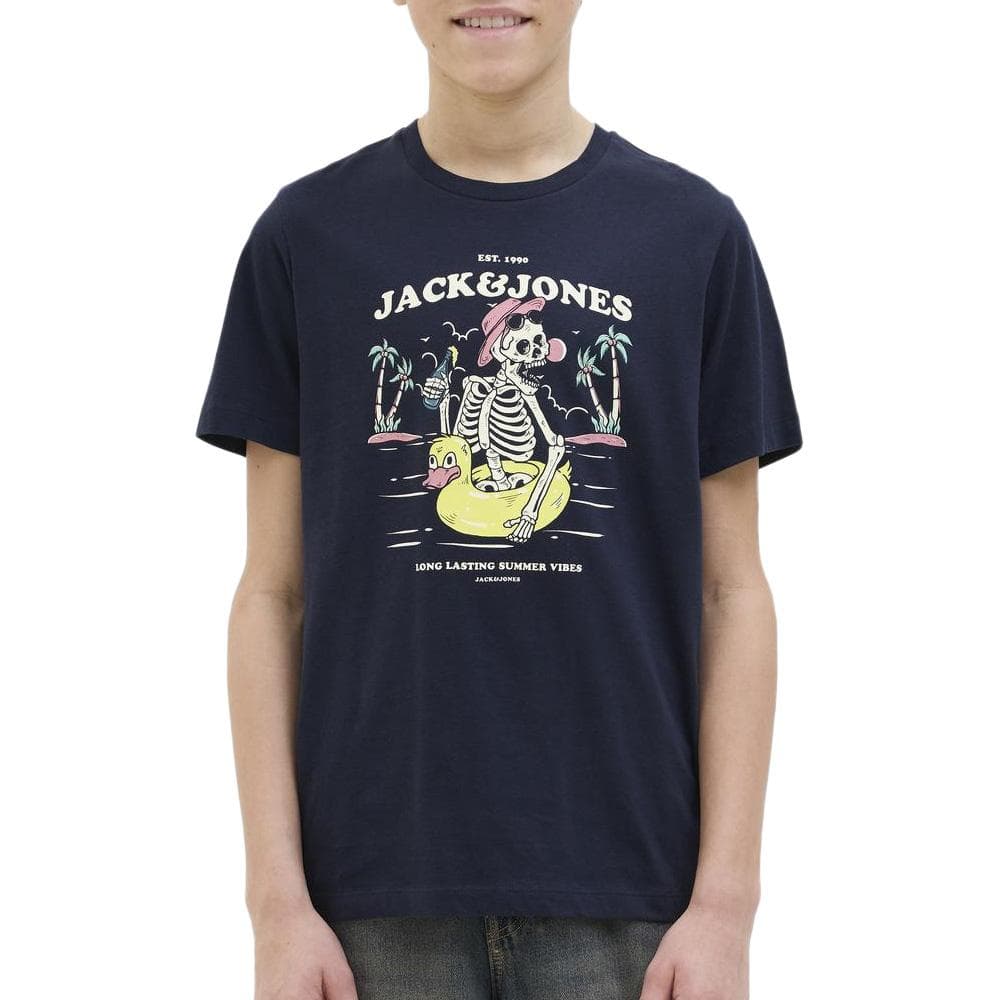 T-shirt Marine Garçon Jack & Jones Elijah 12269825 1