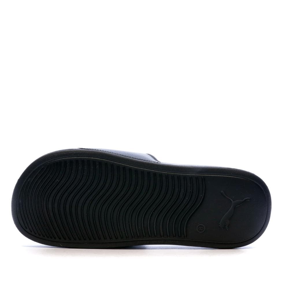 Claquettes noires homme Puma Popcat 20 2