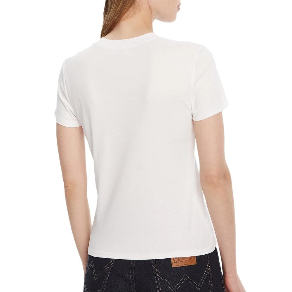 T-Shirt Blanc Femme Calvin Klein Jeans Supima 2
