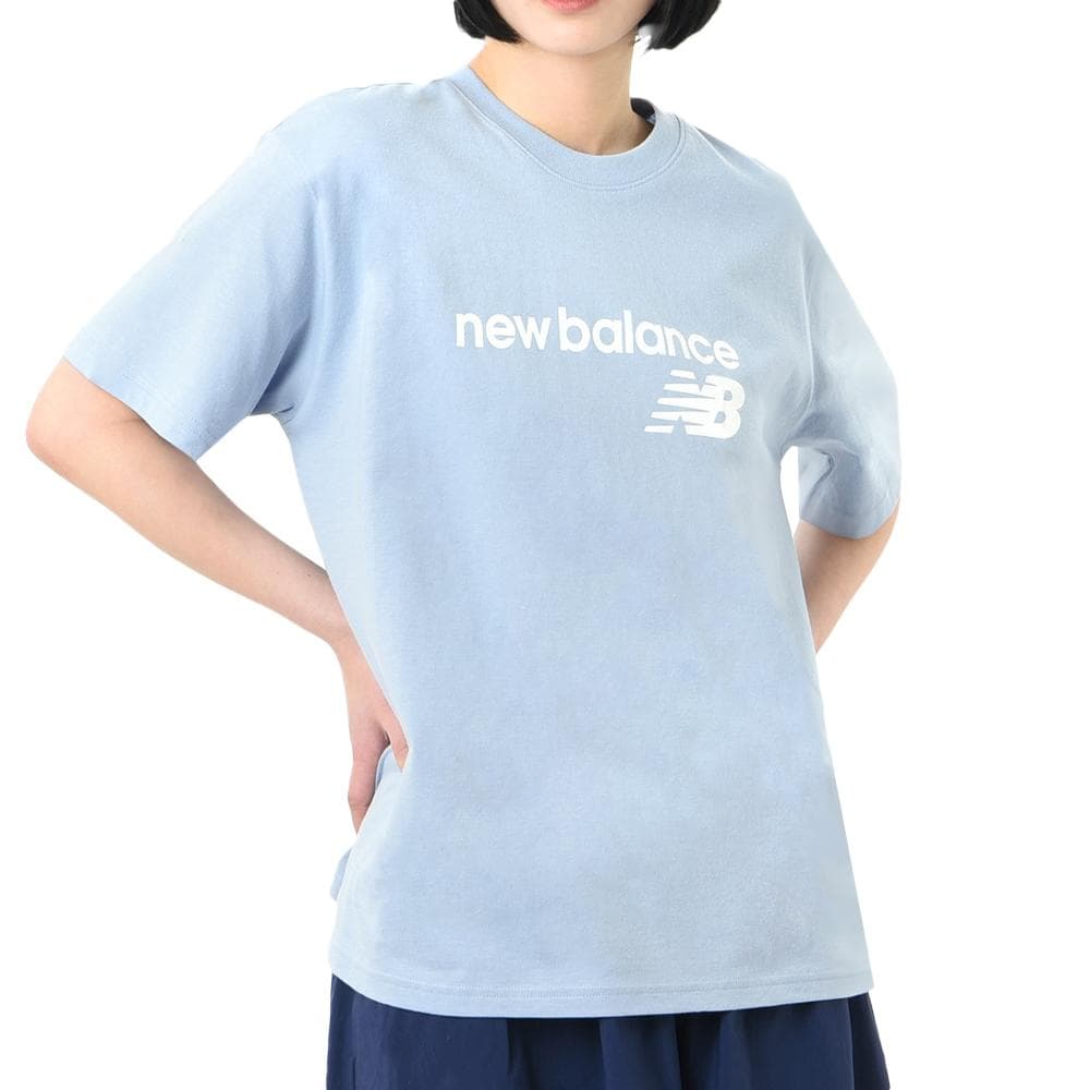 T-shirt Bleu Femme New Balance Graphic Relaxe 1