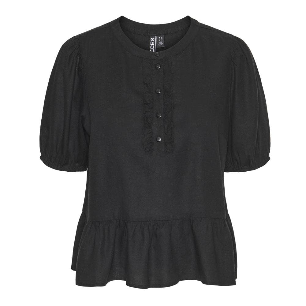 Blouse Noir Femme Pieces Pia 2/4 1
