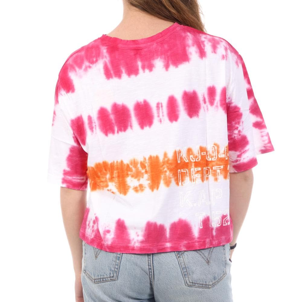 T-Shirt Blanc/Rose Femme Kaporal EVEE 2