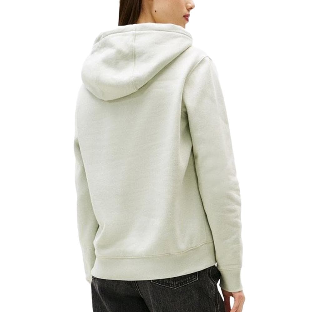 Sweat à Capuche Vert Clair Femme Tommy Hilfiger Flag 2