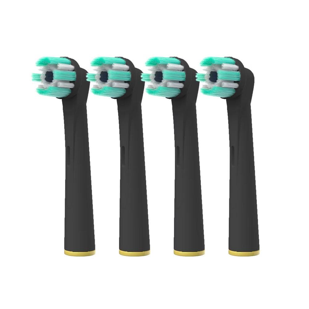 x4 Brossettes de Rechange Rotative Prodental Clean Action Shiny 1