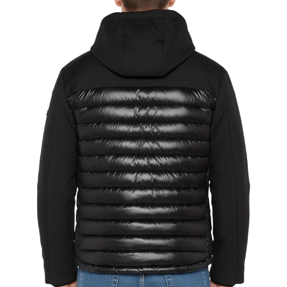 Doudoune Noire Homme Schott 3