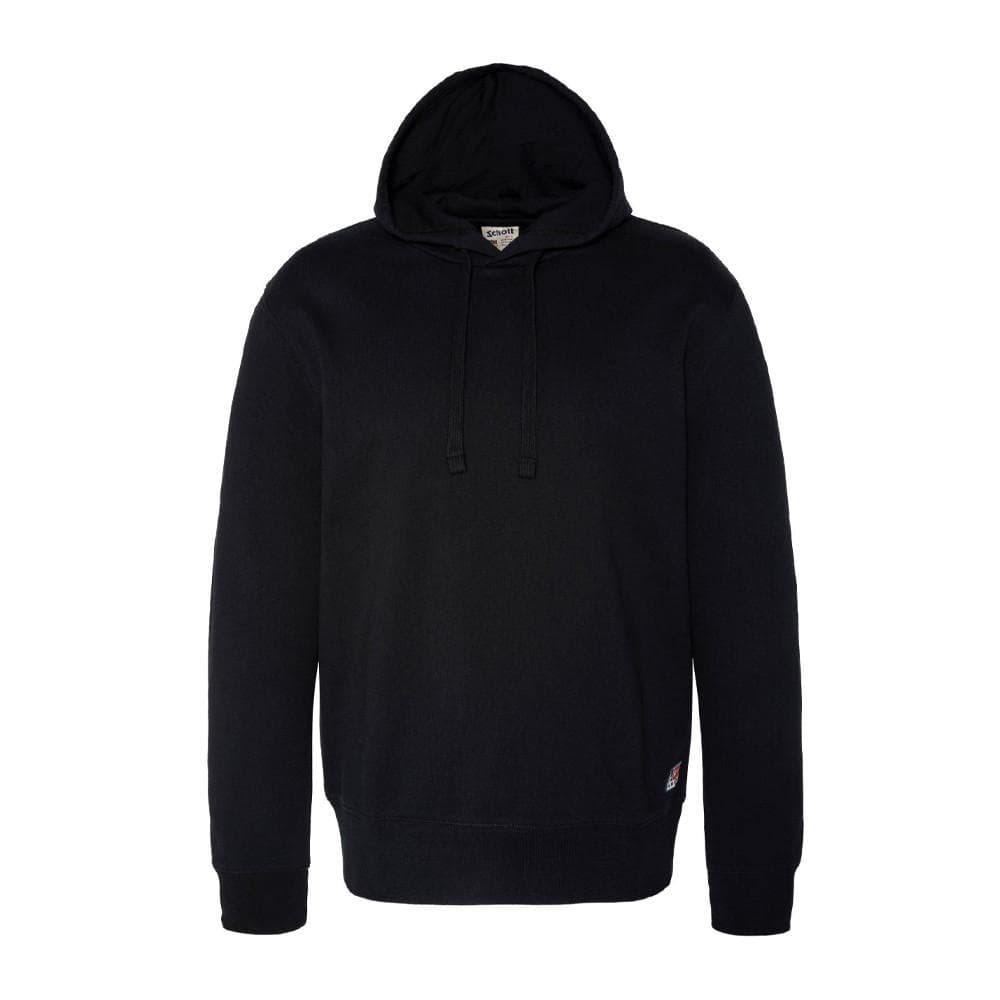 Sweat À Capuche Noir Homme Schott SWH800 1