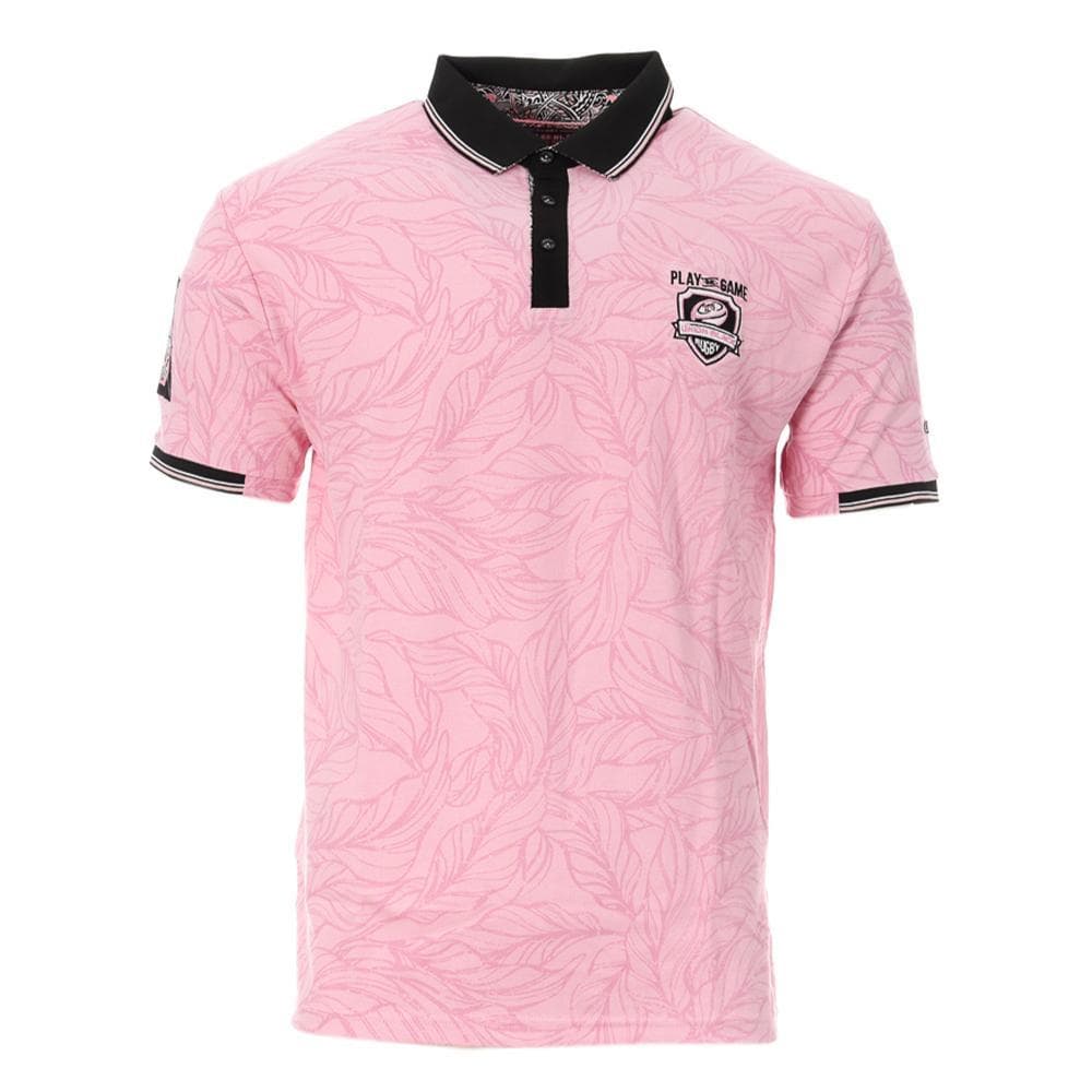 Polo Rose Homme Rugby KUMARA 1